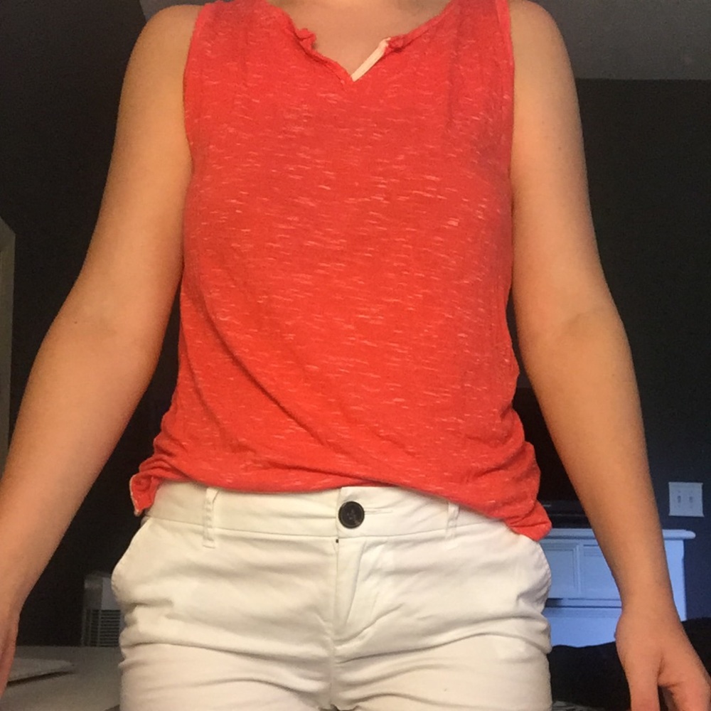 RED/Burnt Orange TANK TOP